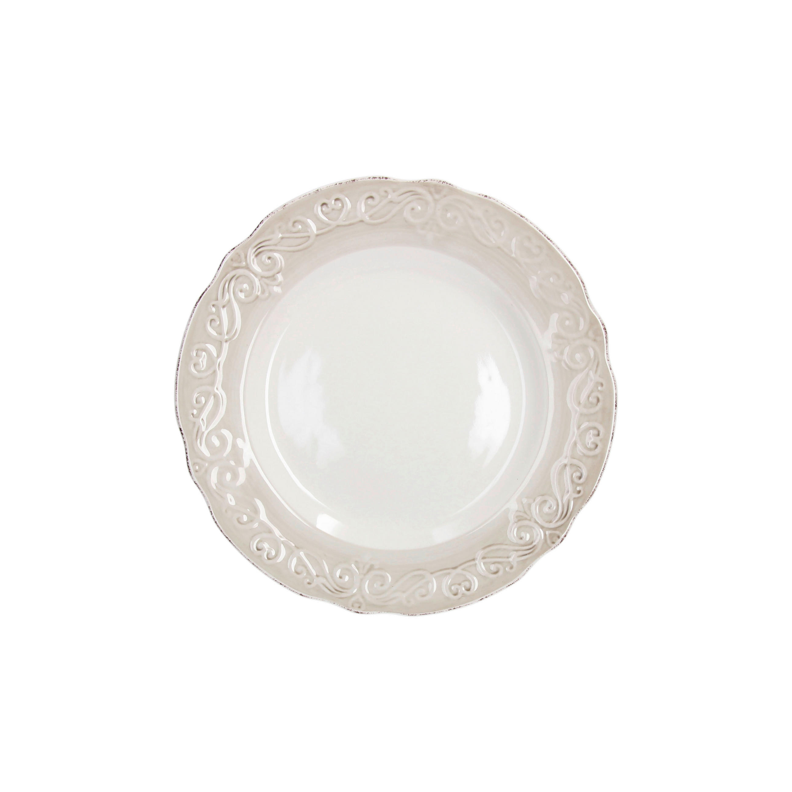 DESERTNI KROŽNIK  SHABBY COZY   23/2.5 cm       - bež, Basics, keramika (23/2.5cm) - Tognana