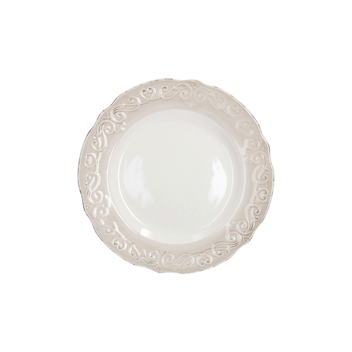 DESERTNI KROŽNIK  SHABBY COZY   23/2.5 cm       - bež, Basics, keramika (23/2.5cm) - Tognana