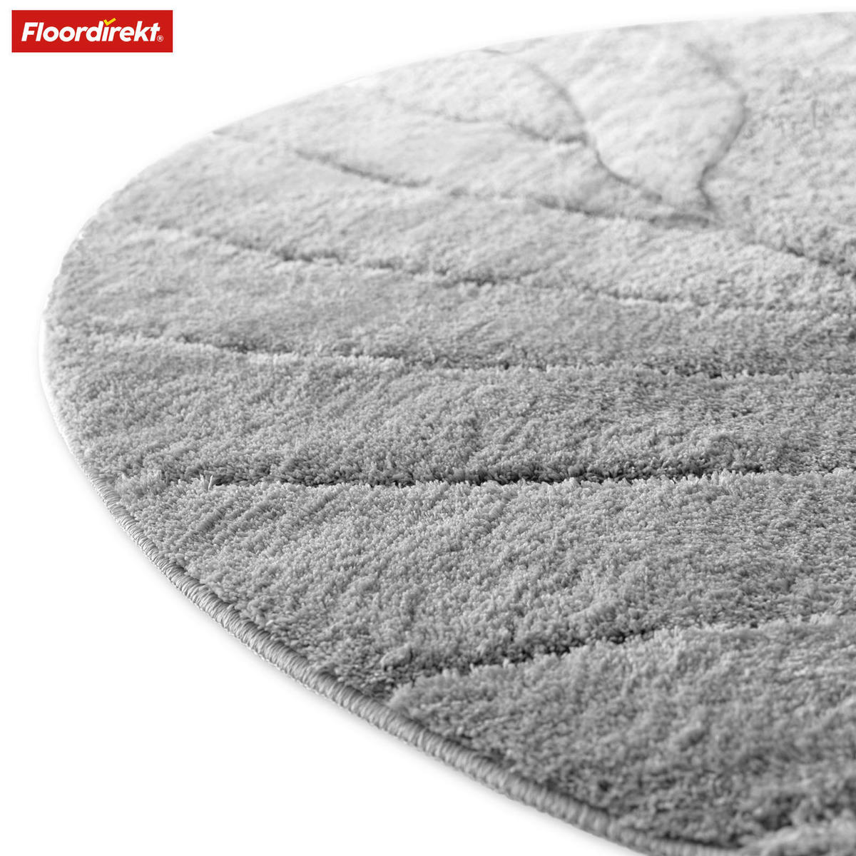 BADEMATTE Maris Silberfarben 120 cm  - Silberfarben, Basics, Kunststoff/Textil (120cm) - Floordirekt