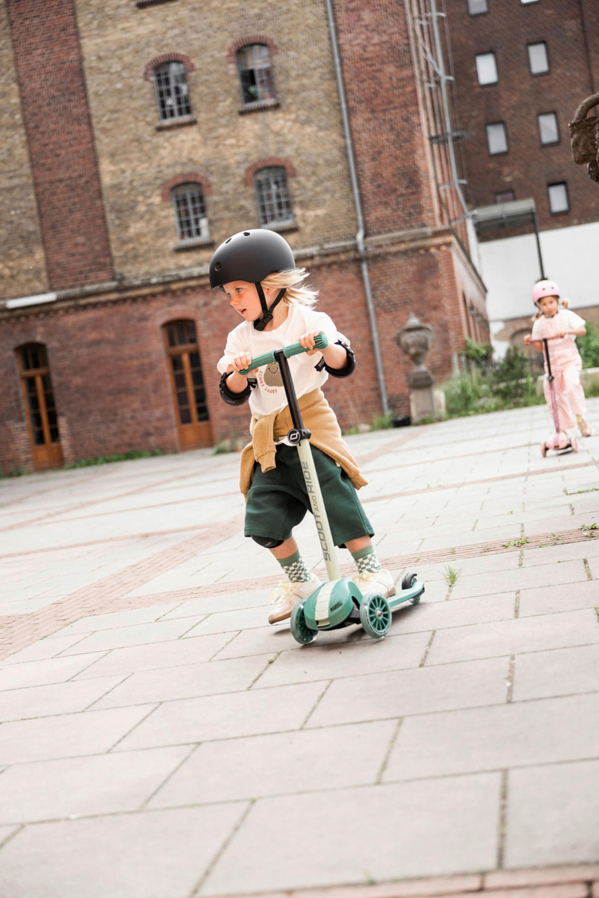 KINDERSCOOTER Highwaykick 3 S  - Waldgrün, Trend, Kunststoff (27/58/57,5cm) - Scoot and Ride