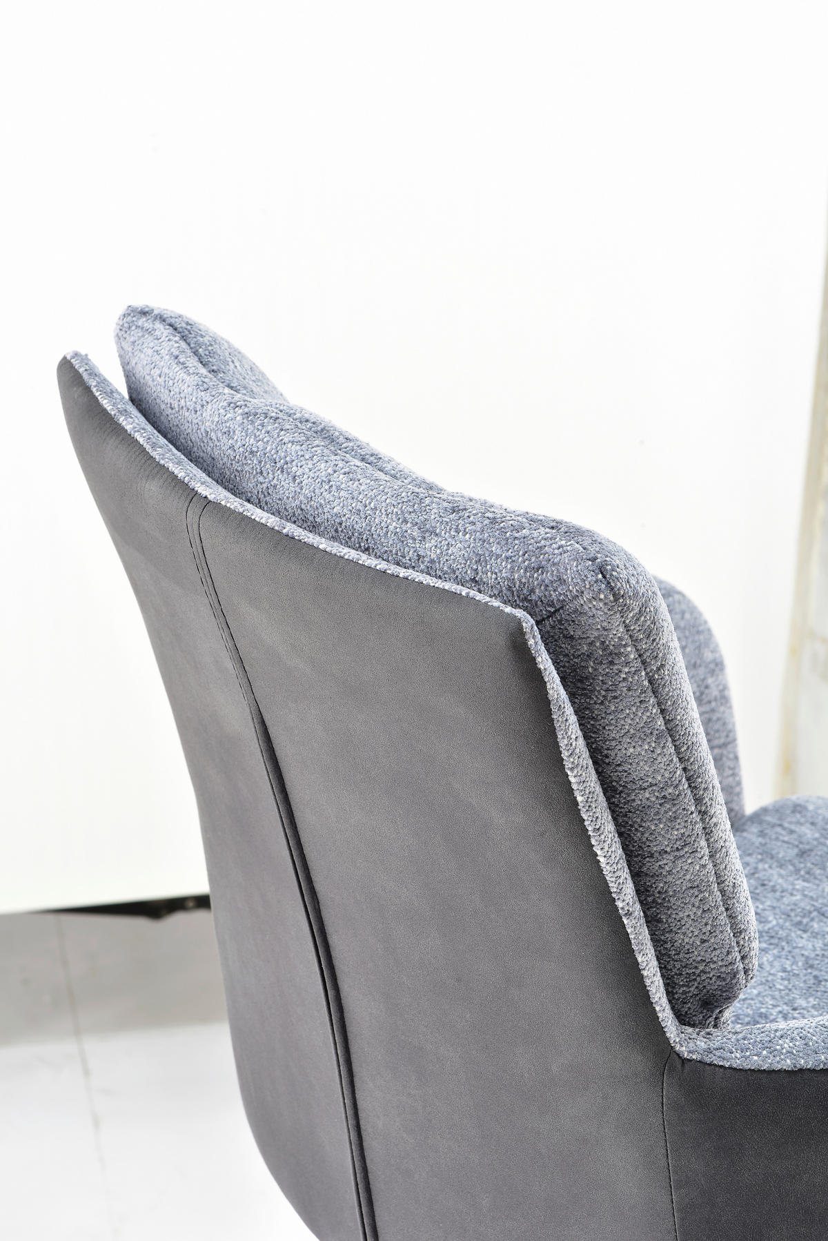 ŽIDLE S PODRUČKAMI, železo, žinylka, mikrovlákno, antracitová, šedá, černá - šedá/černá, Design, kov/textil (61/89.5/66cm) - Novel