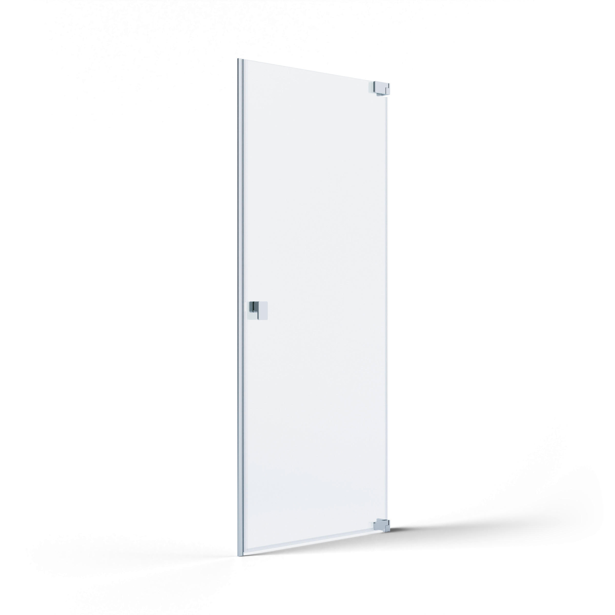DUSCHTÜR Chromfarben  90/200 cm  - Chromfarben, MODERN, Glas/Metall (90/200cm) - Schöner Wohnen