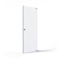 DUSCHTÜR Chromfarben  100/200 cm  - Chromfarben, MODERN, Glas/Metall (100/200cm) - Schöner Wohnen