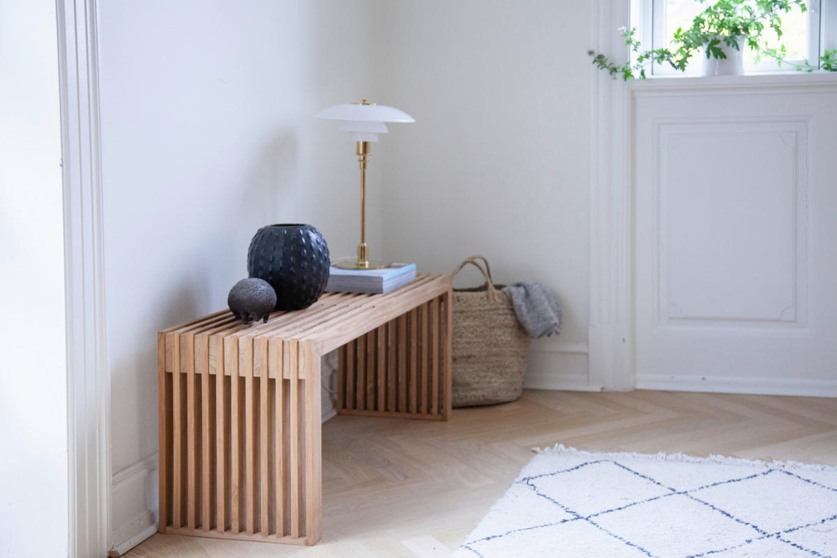 SITZBANK in Holz Teakfarben  - Teakfarben, KONVENTIONELL, Holz (104/43/35cm) - MID.YOU