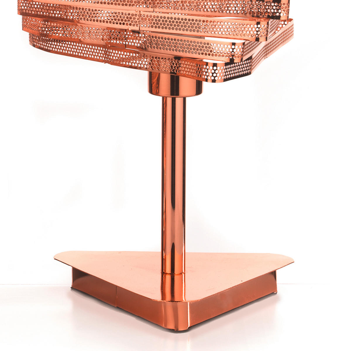 TISCHLEUCHTE 25/40 cm   - Kupferfarben, Design, Metall (25/40cm)