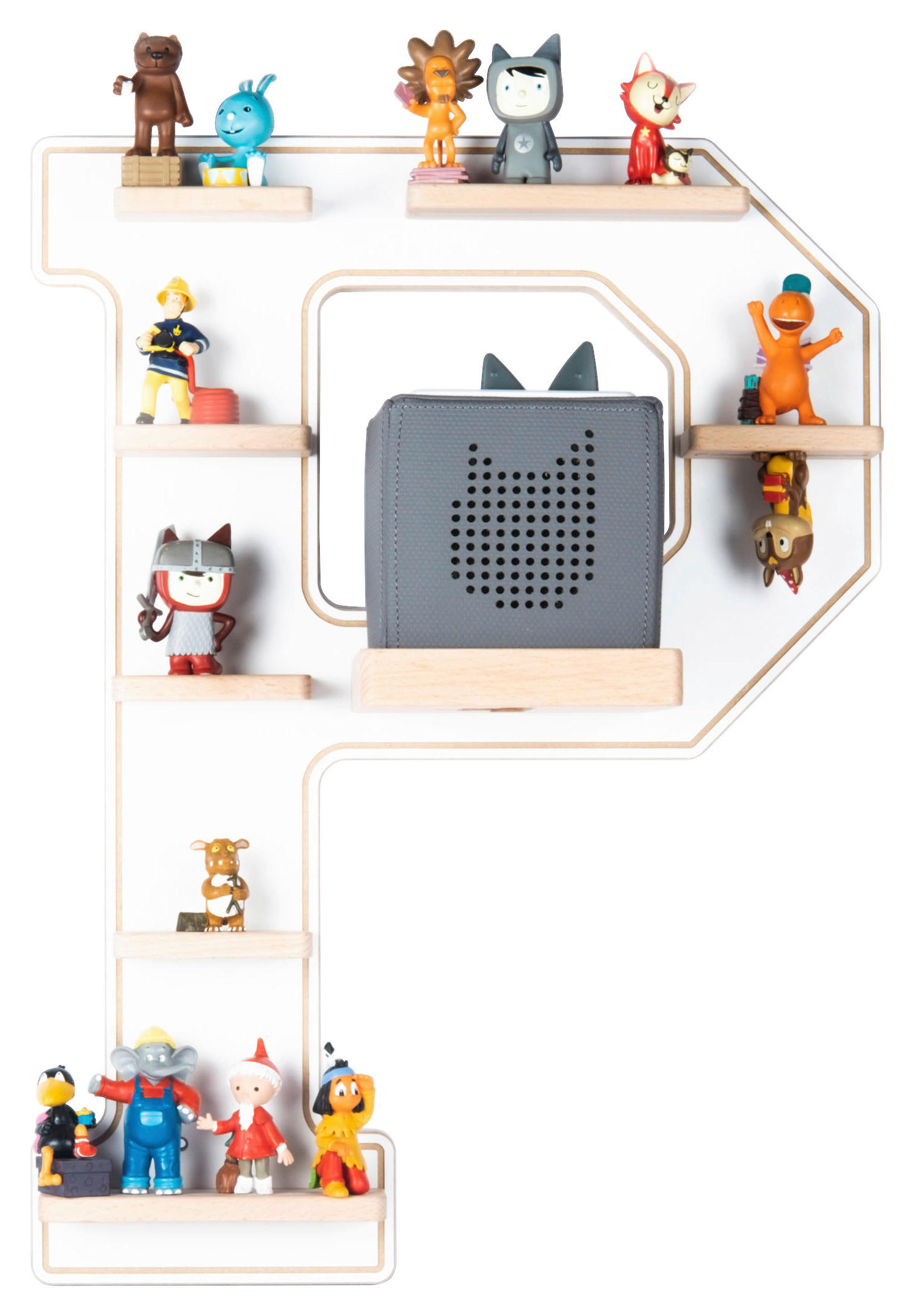 KINDERREGAL Weiß  - Weiß, MODERN, Holzwerkstoff (40/54/19cm) - MID.YOU