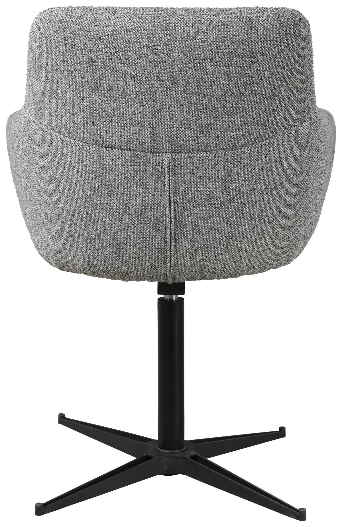 KAROSSZÉK szürke, fekete  - fekete/szürke, Design, textil/fém (63/85/66cm) - Novel