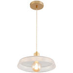 HÄNGELEUCHTE 30/113 cm  - Klar, Trend, Glas/Metall (30/113cm) - Novel