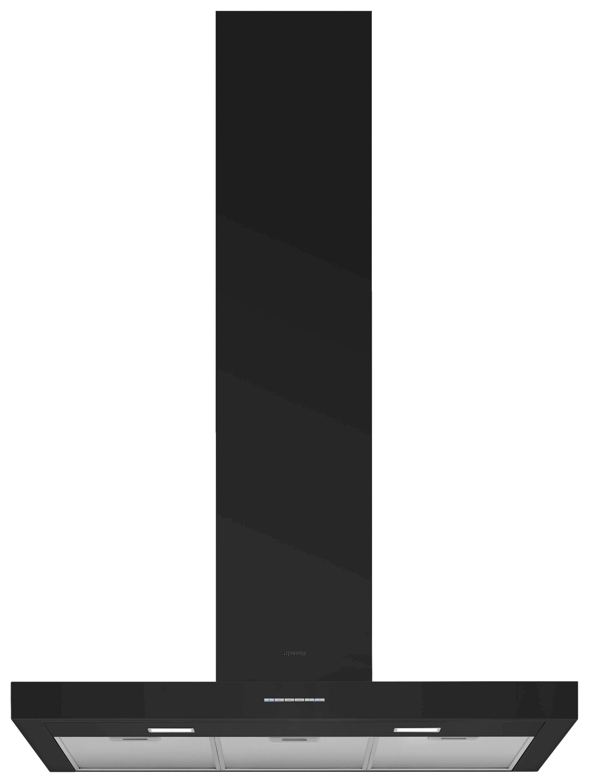 DUNSTABZUGSHAUBE KBT900NE  - Schwarz, Basics, Metall (90/52/45cm) - SMEG