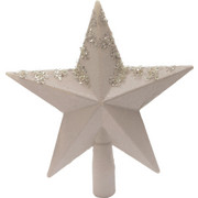 BOŽIČNA ZVEZDA 029012, 19 CM - bela, Basics, umetna masa (19/20cm) - X-Mas