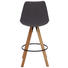 BARHOCKER in Eichefarben, Dunkelgrau - Eichefarben/Dunkelgrau, Design, Holz/Textil (49/113,5/56cm) - Carryhome BARHOCKER in Eichefarben, Dunkelgrau - Eichefarben/Dunkelgrau, Design, Holz/Textil (49/113,5/56cm) - Carryhome