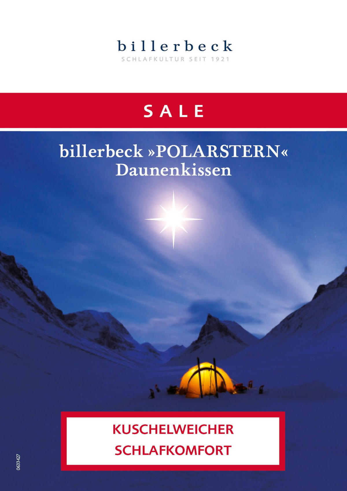3-KAMMER-KISSEN  Polarstern  80/80 cm       - Weiß, Design, Textil (80/80cm) - Billerbeck