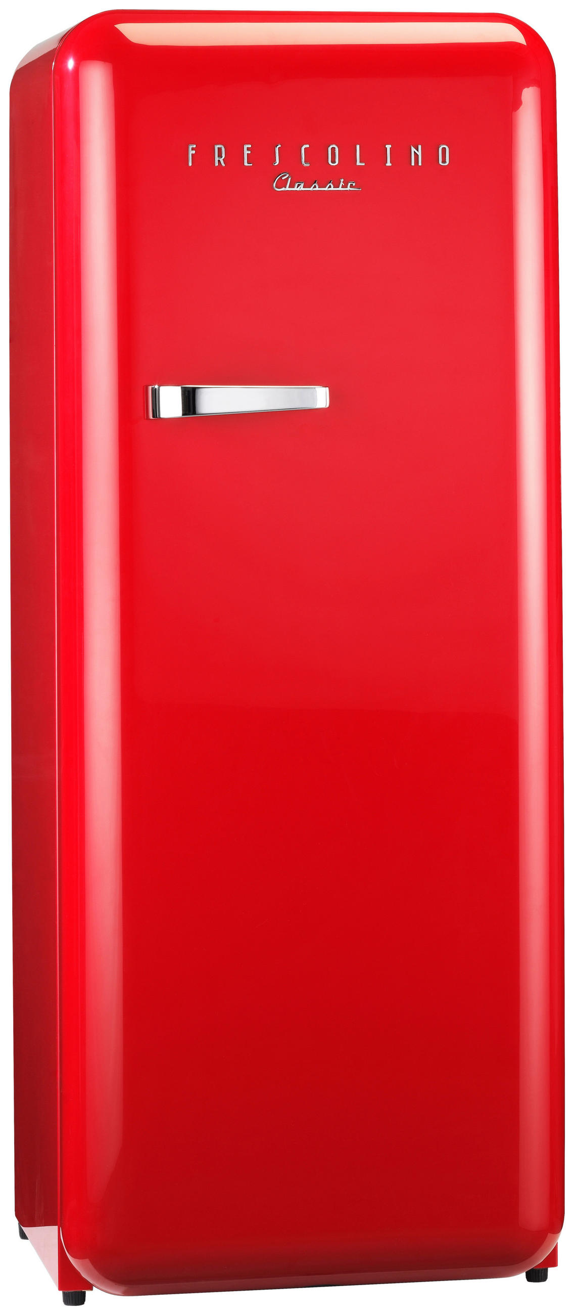 KÜHLSCHRANK 60/152,4/63 cm FRESCOLINO CLASSIC 281L  - Rot, Design, Kunststoff (60/152,4/63cm) - Trisa Electronics