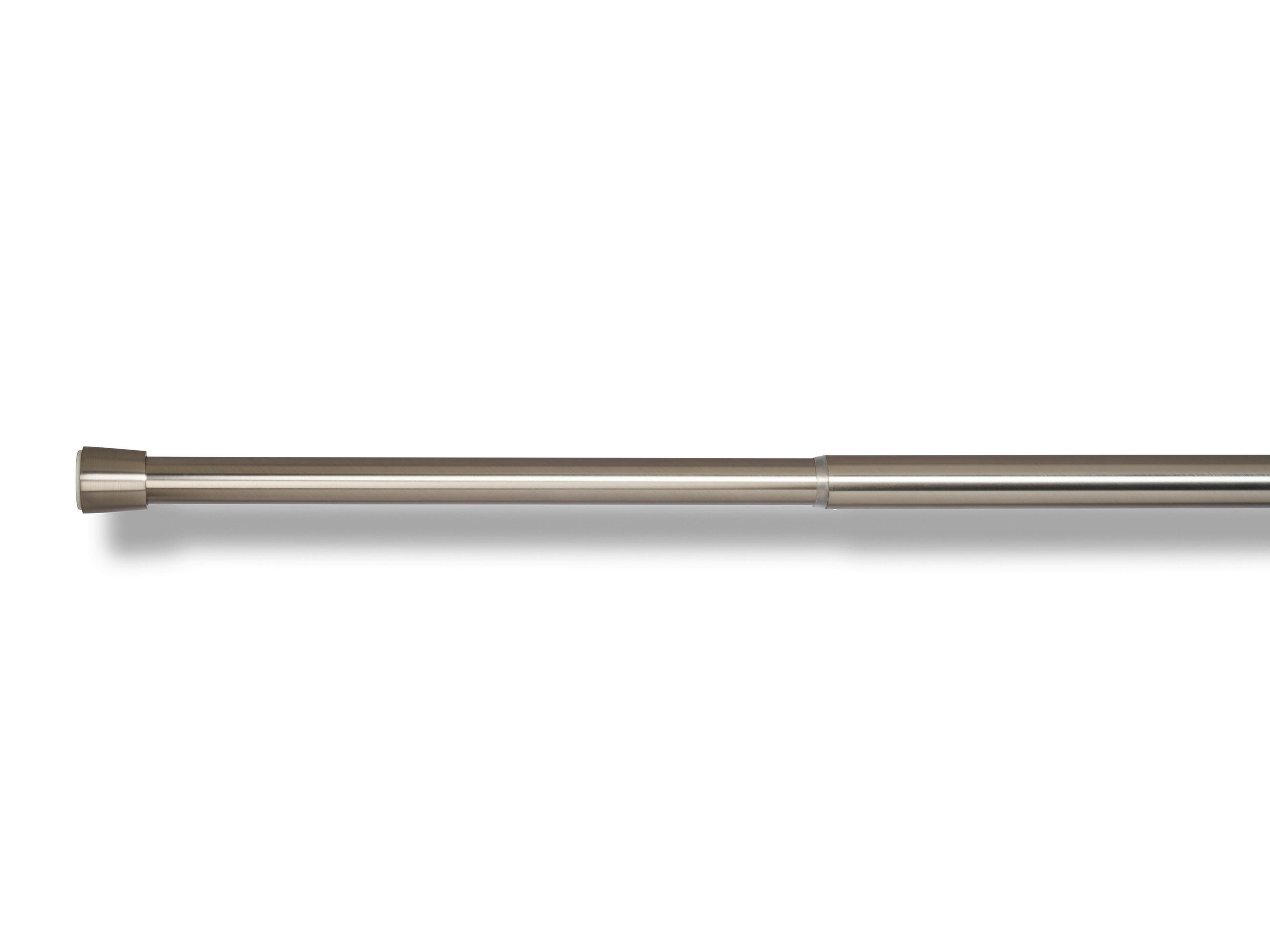KLEMMSTANGE 120-220 cm  - Grau Hochglanz, Design, Metall (120-220cm) - Homeware