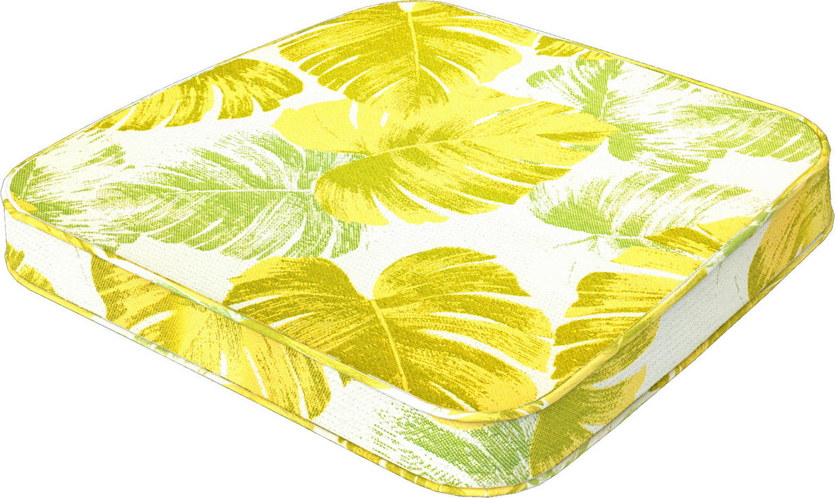 OUTDOORPOUF in  Uni  - Hellgrau, Basics, Textil (45/45cm)