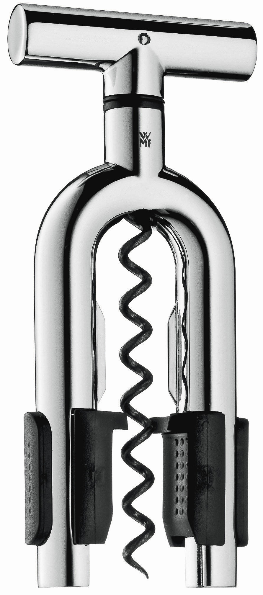 WMF Korkenzieher Vino Schwarz, Silber 16 cm