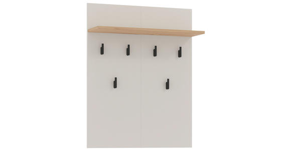 GARDEROBE 5-teilig  in 220/192,5/40 cm  - Kaschmir/Eiche Artisan, Basics, Glas/Holzwerkstoff (220/192,5/40cm) - Carryhome