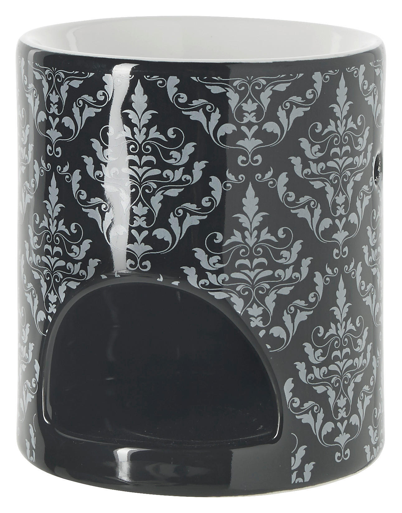 VONNÁ LAMPA, keramika - čierna/svetlosivá, Basics, keramika (9,5/10,5cm)