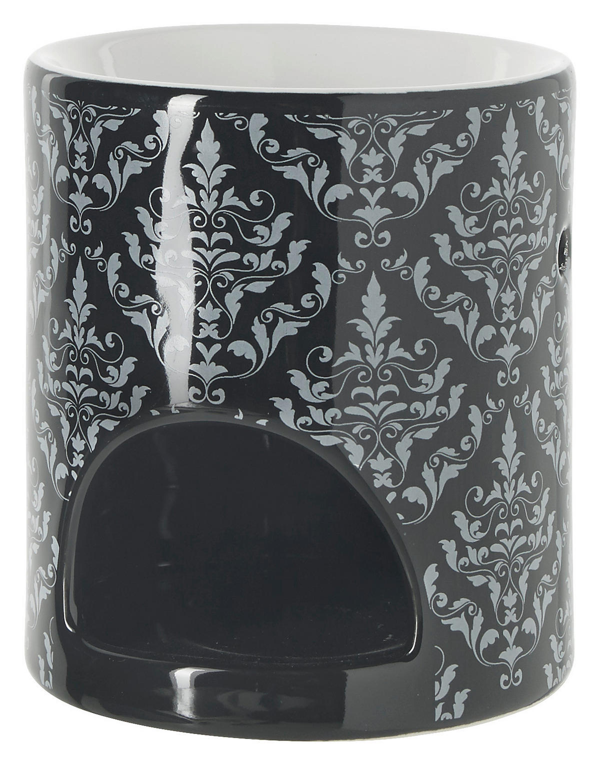 VONNÁ LAMPA, keramika - čierna/svetlosivá, Basics, keramika (9,5/10,5cm)