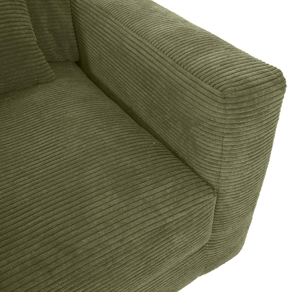 NAGY KANAPÉ textil sötétzöld  - fekete/sötétzöld, Konventionell, műanyag/textil (260/66/115cm) - MID.YOU