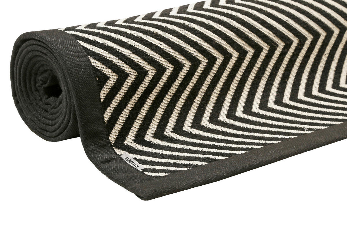 HANDWEBTEPPICH 160/230 cm Paulsen Schwarz rechteckig  - Schwarz, Trend, Textil (160/230cm) - Esprit