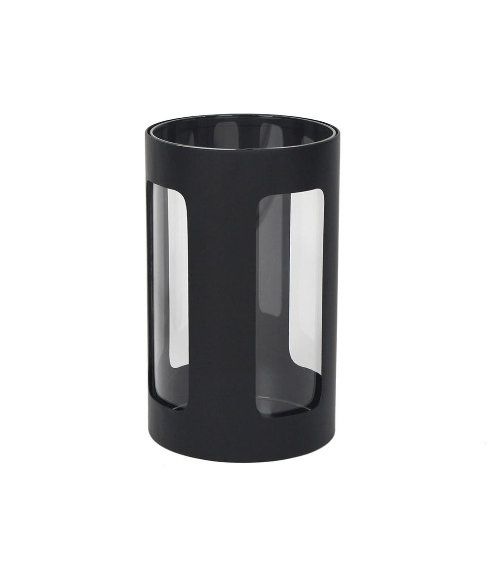LJUSSTAKE  - svart, Design, metall/glas (15,5/25cm) - Ambia Home