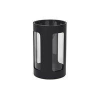 LJUSSTAKE  - svart, Design, metall/glas (15,5/25cm) - Ambia Home