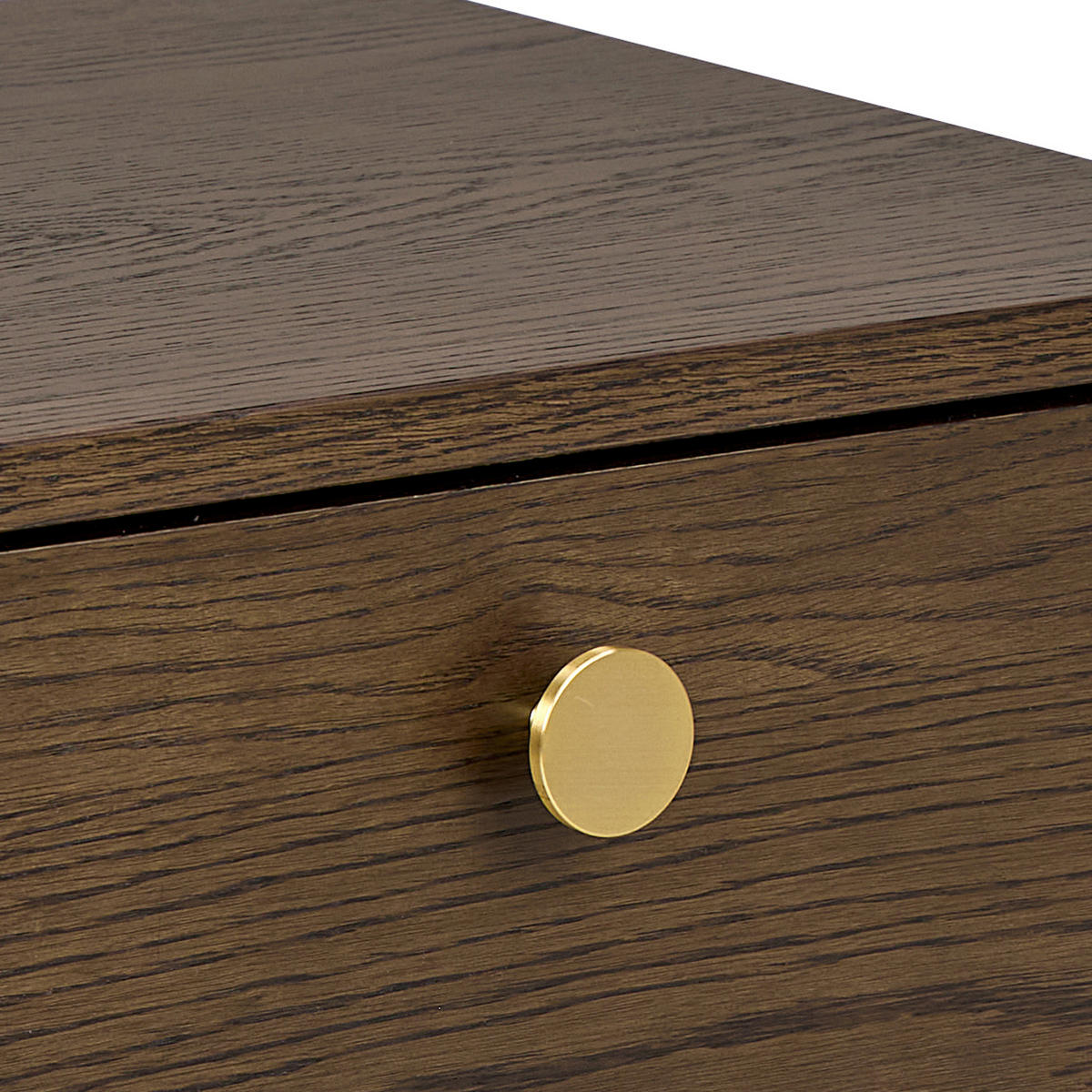 NACHTTISCH 43,5/60/40 cm  furniert Eiche dunkel  - Eiche dunkel, Modern, Papier/Holzwerkstoff (43,5/60/40cm) - MID.YOU