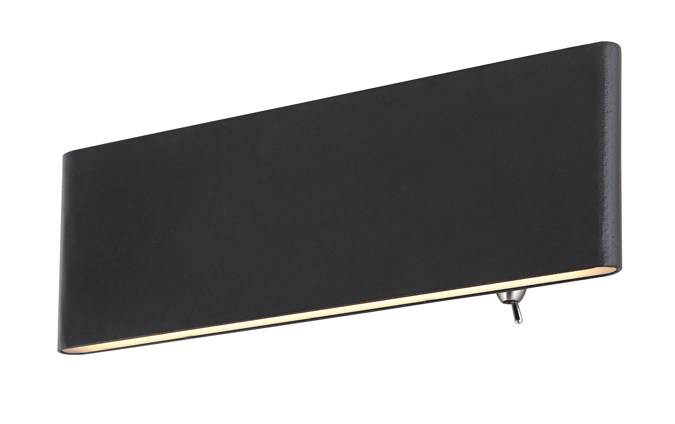 NÁSTĚNNÉ LED SVÍTIDLO, 22,5/4,5/8 cm - bílá/černá, Design, kov/plast (22,5/4,5/8cm)