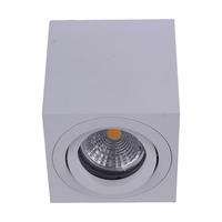 PLAFONIERĂ - alb, Basics, metal (8/8/8,4cm)