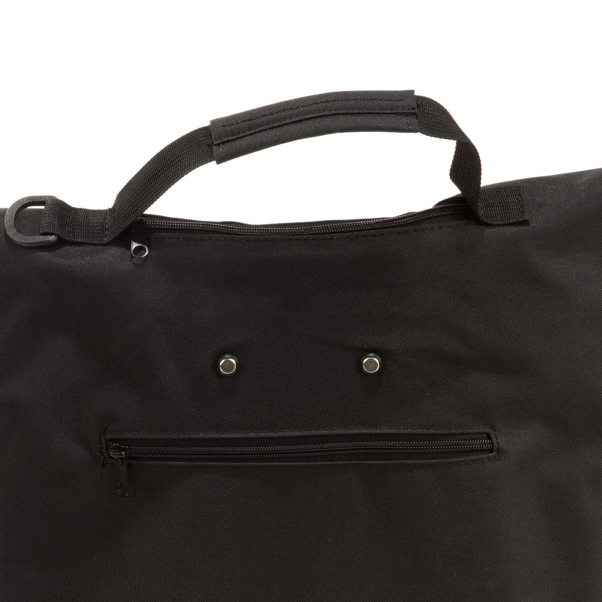 NÁKUPNÍ TAŠKA NA KOLEČKÁCH  - černá/barvy stříbra, Basics, kov/textil (43/53/21cm) - Reisenthel