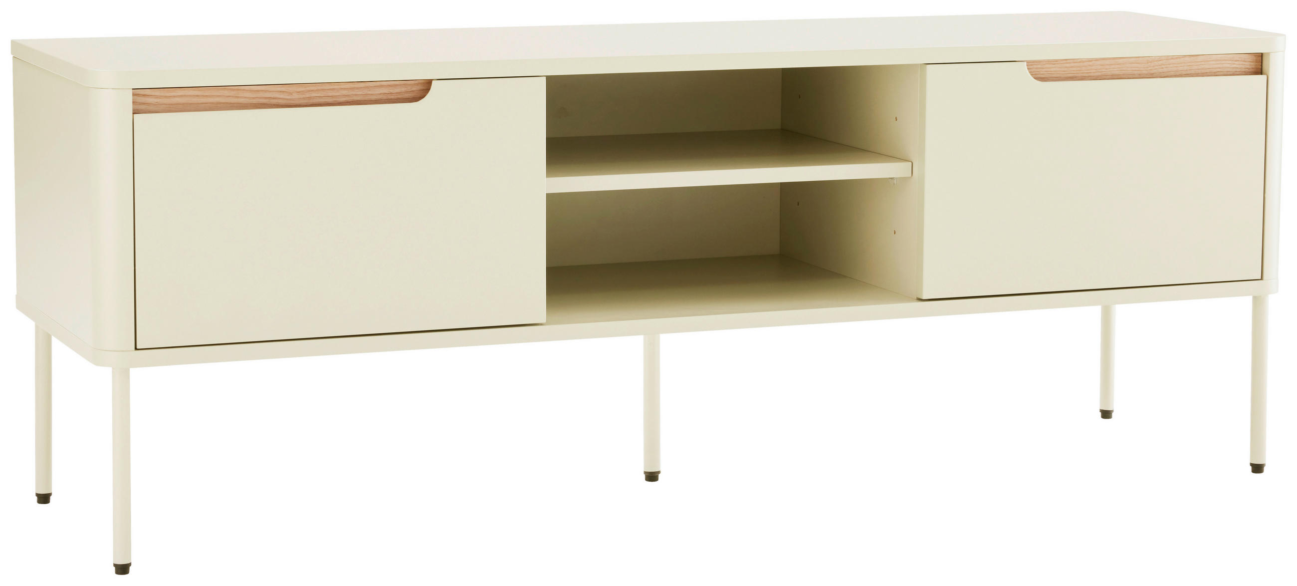 LOWBOARD 140/51/40 cm - Eichefarben/Grauweiß, Design, Holz/Holzwerkstoff (140/51/40cm) - Carryhome