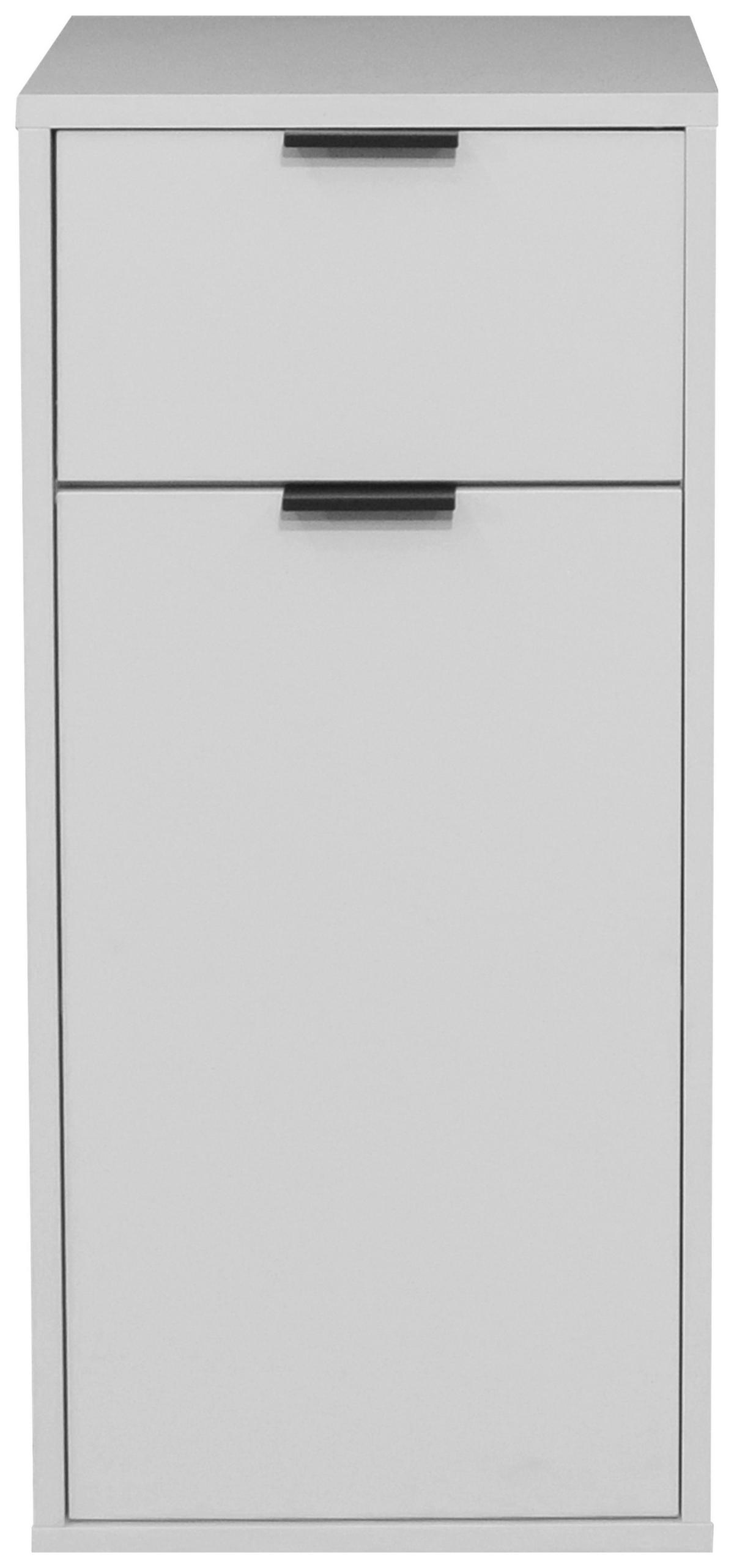 UNTERSCHRANK 41/86/38 cm   - Schwarz/Grau, MODERN, Holzwerkstoff/Metall (41/86/38cm) - Livetastic