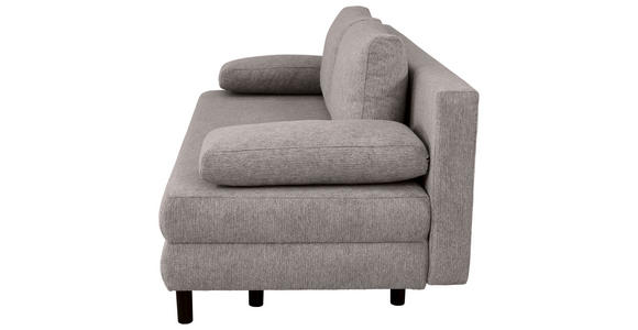 SCHLAFSOFA Lia in Webstoff Dunkelgrau  - Dunkelgrau/Schwarz, Design, Textil/Metall (197/84/92,5cm) - Hom`in