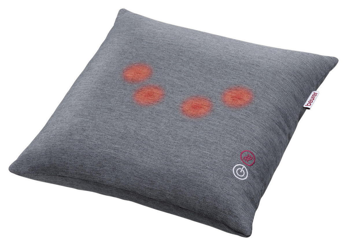 MASSAGEKISSEN - Grau, Konventionell, Textil (40/40/10cm) - Beurer