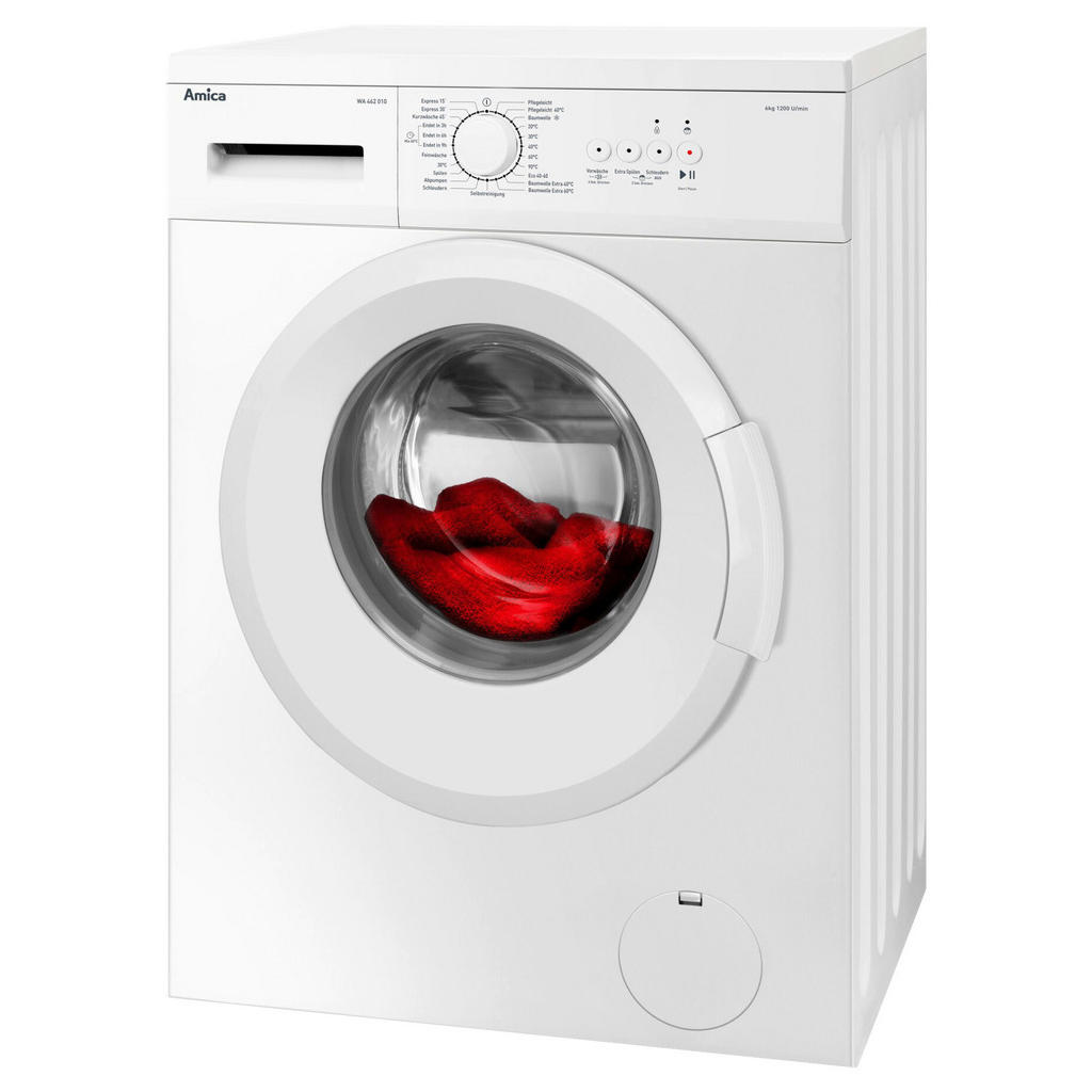 Thumbnail - Amica Waschmaschine, Weiß, Metall, Kunststoff, D, 59.5x85.0x40.0 cm, Kindersicherung, Überlaufschutz, Unwuchtkontrolle, ...