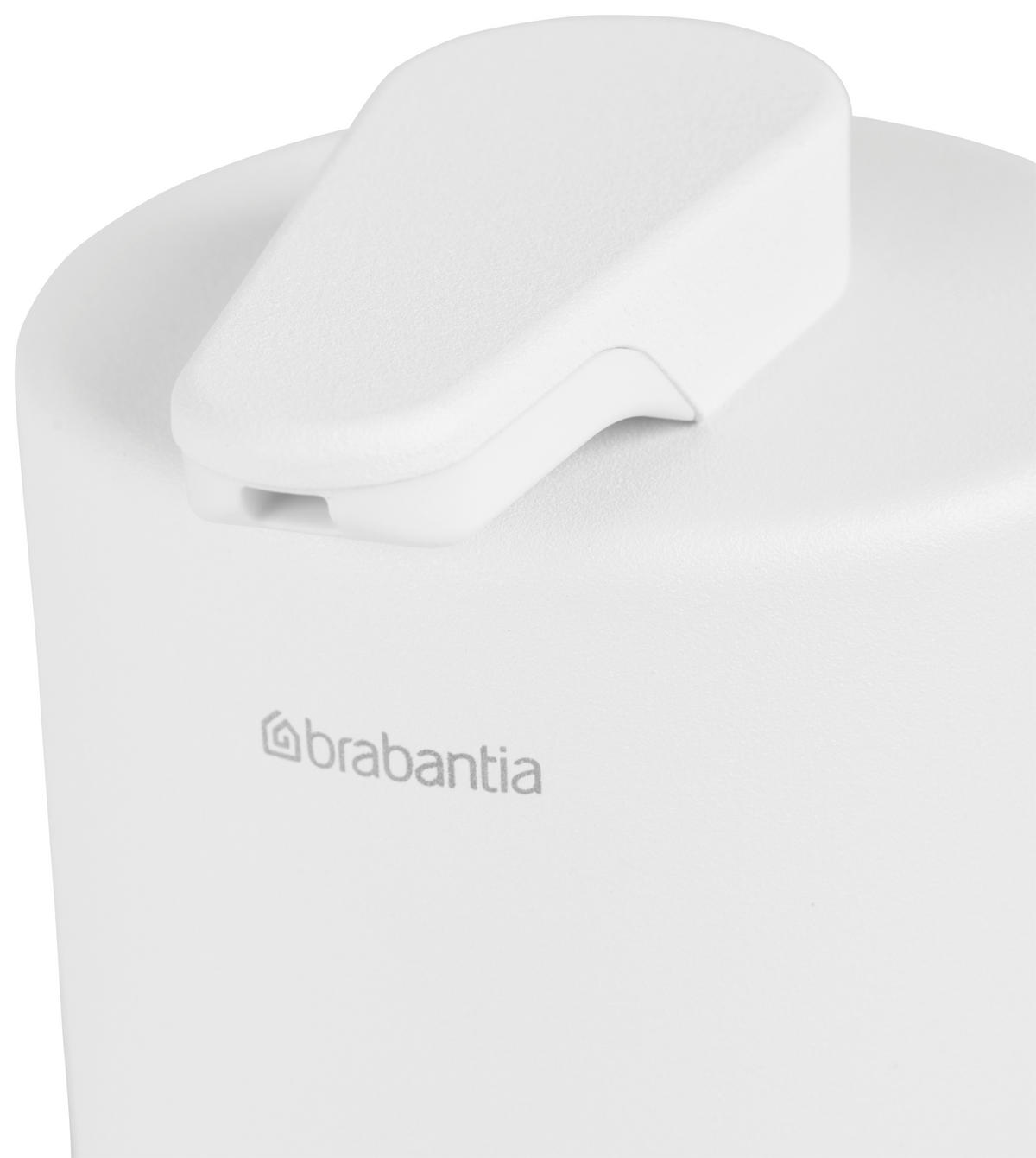 DOZATOR ZA TEČNI SAPUN  bela, providno  metal, staklo  - providno/bela, Osnovno, staklo/metal (8/11/9.5cm) - Brabantia