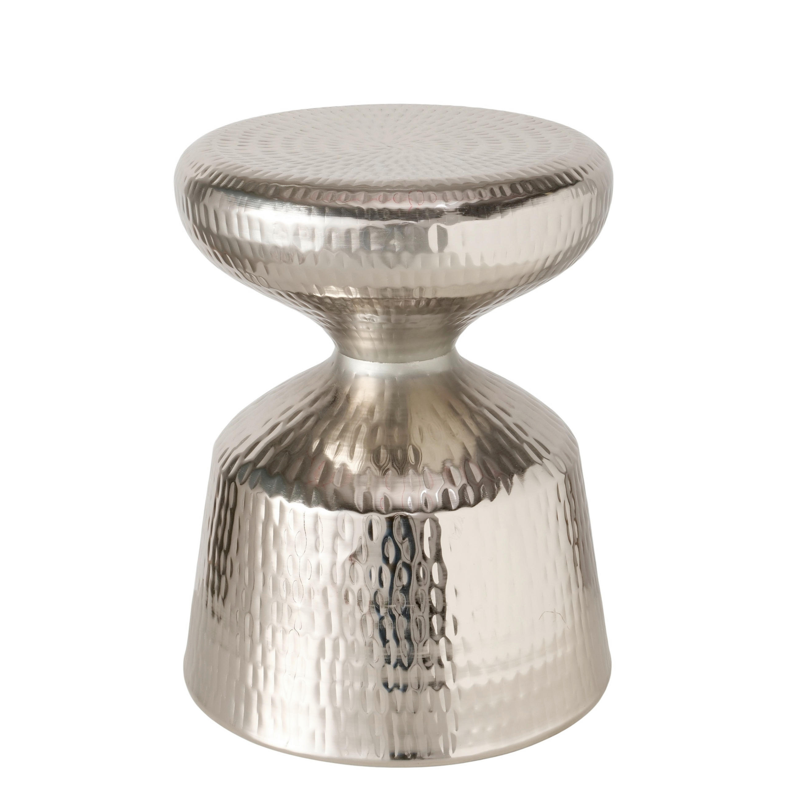 BEISTELLTISCH Metall 39/39/49 cm  - Silberfarben, Basics, Metall (39/39/49cm)