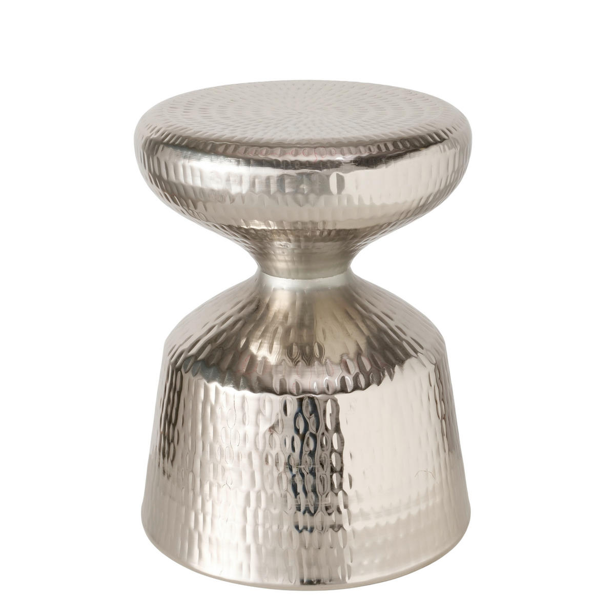 BEISTELLTISCH Metall 39/39/49 cm  - Silberfarben, Basics, Metall (39/39/49cm)