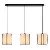 HÄNGELEUCHTE Cardine   - Schwarz/Weiß, Design, Kunststoff/Metall (112/27/22cm) - Nordlux