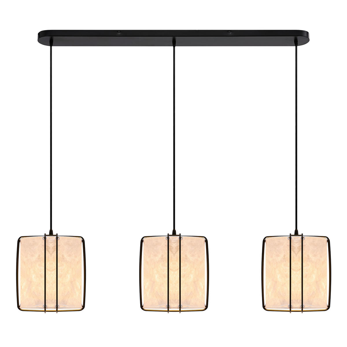 ZÁVĚSNÉ SVÍTIDLO,   - bílá/černá, Design, kov/plast (112/27/22cm) - Nordlux