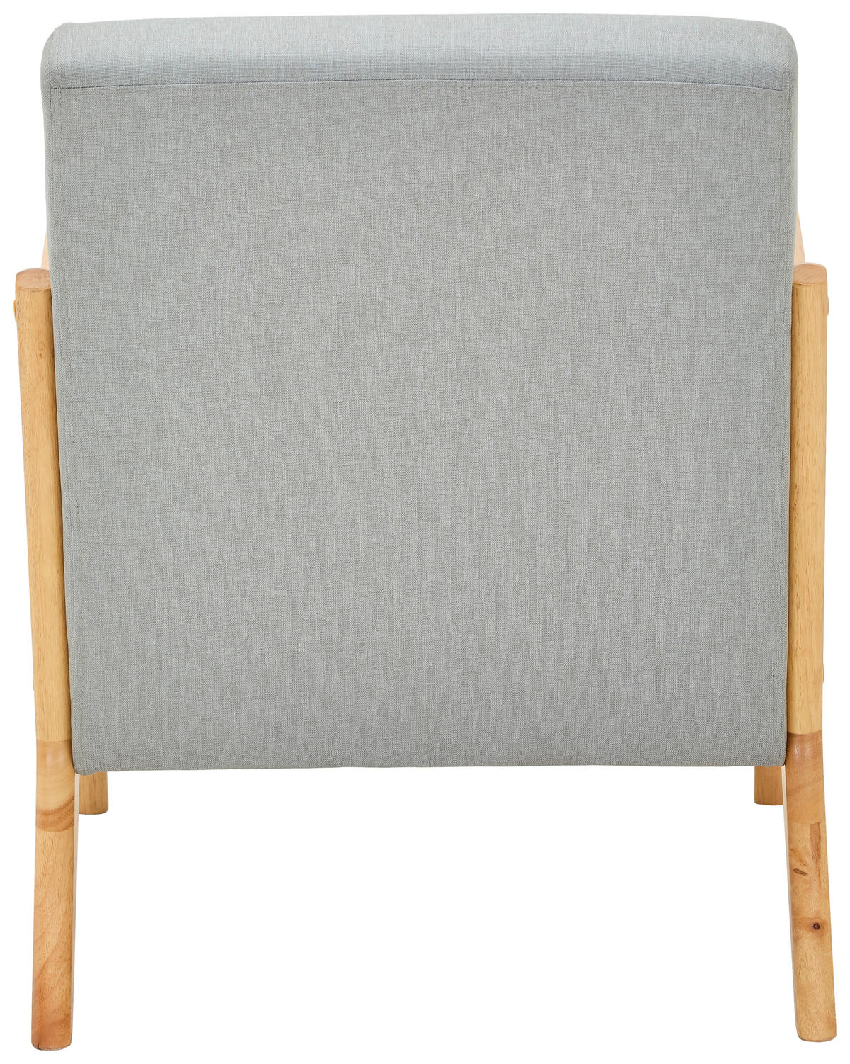 SESSEL in Webstoff Grau  - Naturfarben/Grau, Modern, Holz/Textil (73/76/60cm) - Livetastic