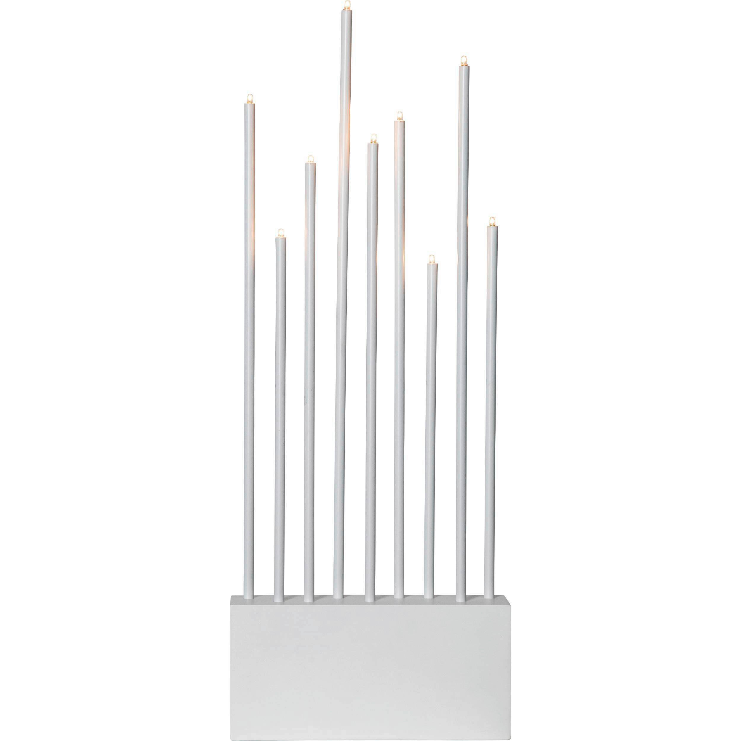 LED-KERZE  - Weiß, Basics, Holz/Metall (23/6/60cm) - Eglo