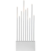 LED-KERZE  - Weiß, Basics, Holz/Metall (23/6/60cm) - Eglo