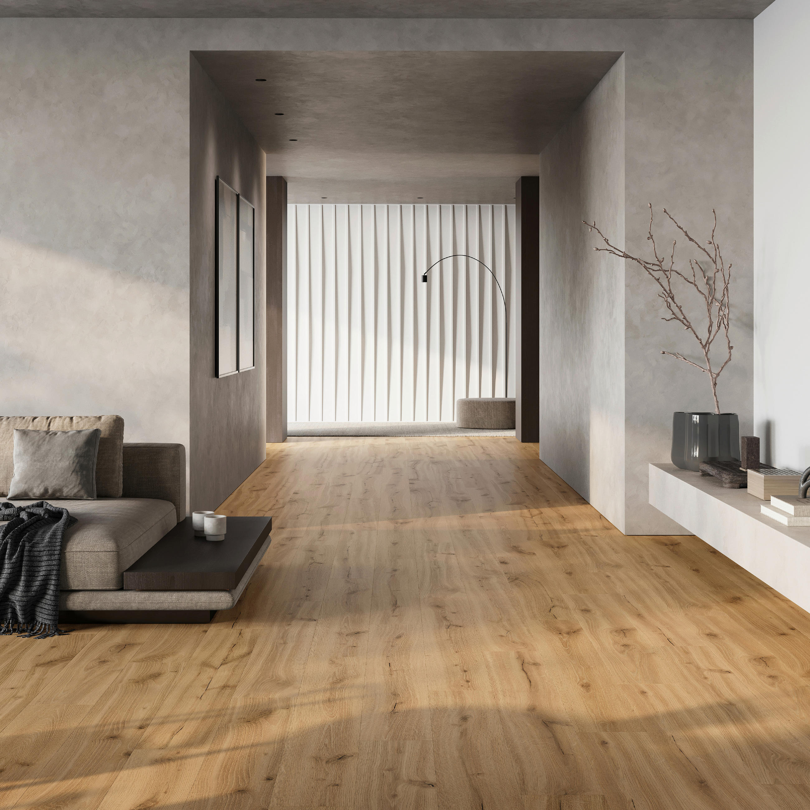 VINYLBODEN Barlinek SPC Digital Floor DLE+  per  m² - Eichefarben, Design, Kunststoff (19,8/0,55/123,4cm) - Barlinek