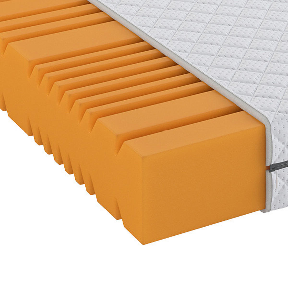 MATRAC ZO STUDENEJ PENY, 90/200 cm - biela, Modern, textil (90/200cm) - Sleeptex