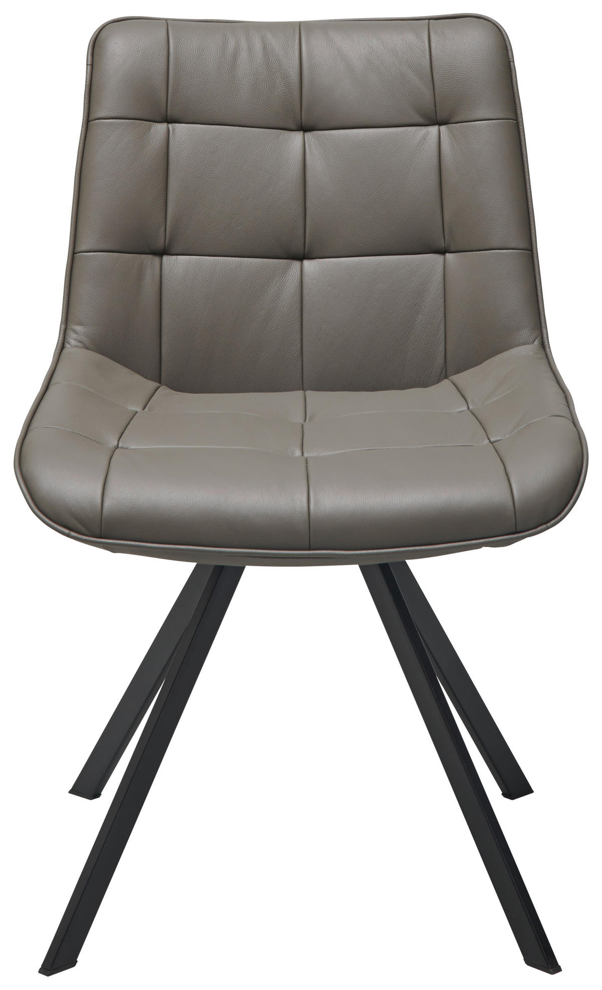 ŽIDLE, hnědá - černá/hnědá, Design, kov/kůže (56/86/60cm) - Livetastic