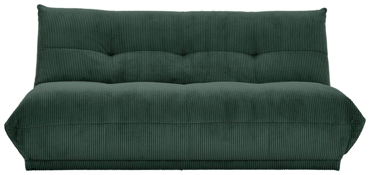 SOFAELEMENT in Cord Dunkelgrün  - Dunkelgrün, Trend, Textil (180/80/112cm) - Livetastic