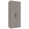 DREHTÜRENSCHRANK in Sahara  - Schwarz/Sahara, Konventionell, Holzwerkstoff/Metall (100/236/58cm) - Hom`in