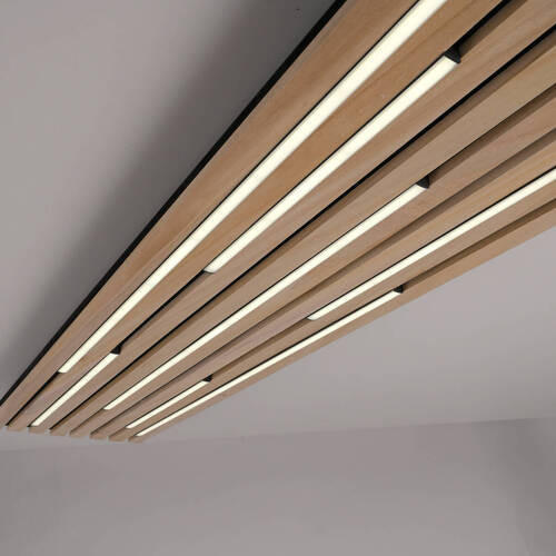 LED-DECKENLEUCHTE Smart 115/31/6 cm - Braun, Natur, Kunststoff/Metall (115/31/6cm) - Paul Neuhaus
